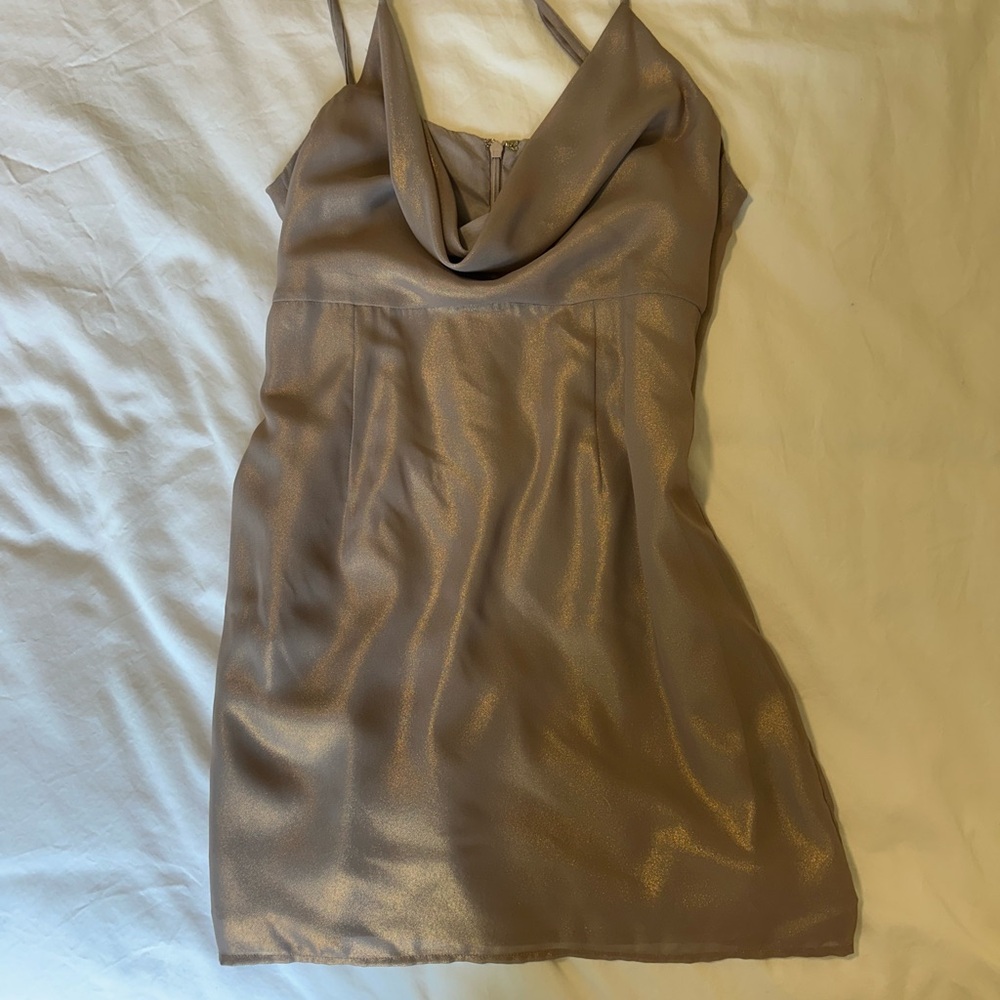 MAJORELLE- Cowl Neck Mini Dress